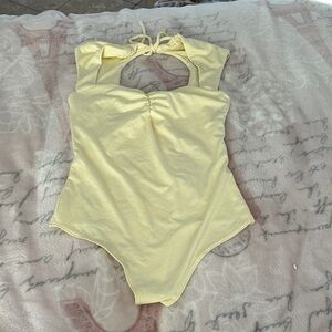 Yellow Halter Top
